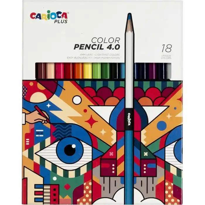 Carioca Plus 4.0 Kuru Boya Kalemi 18Li
