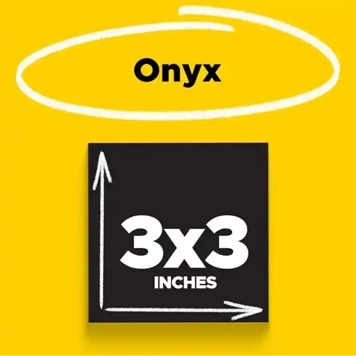 Post-it S per Yap kan Notlar, 3x3 in, 5 Ped, 2x Yap t rma G c, Siyah (654-5SSSC)