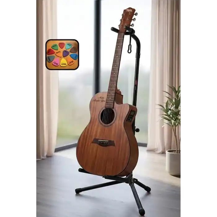 Lastvoice Portatif Demonte Gitar Standı Sehpası Pena Hediye (GTR-01)