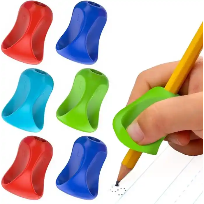 The Pencil Grip Pinch Grip, ergonomik yazma yardımı, parlak renkli kalem tutacakları, 6lı, TPG-12706