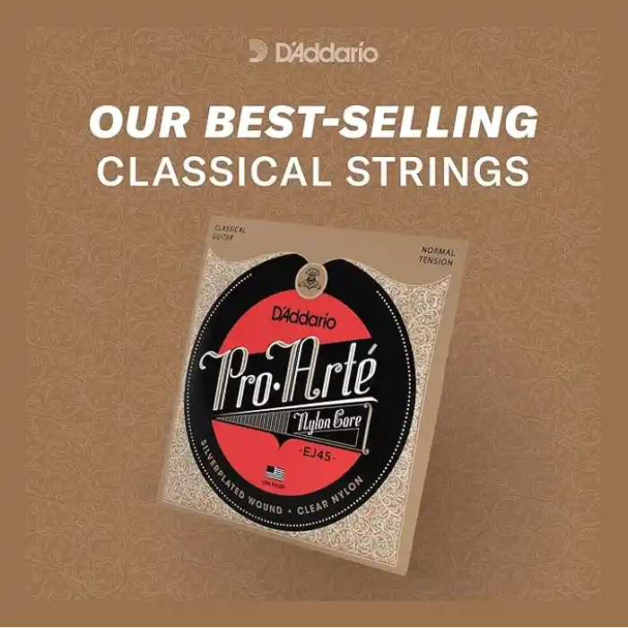 Daddario Ej46 Klasik Gitar Tel Seti, Pro-Arte, Silverplated Woun