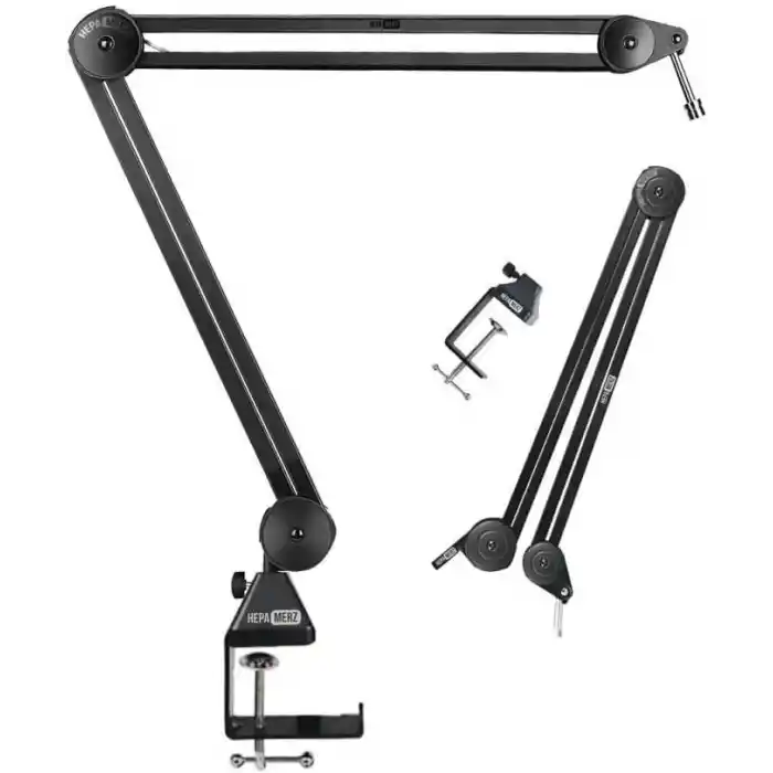 Hepa Merz N-PRO46 Yüksek Kaliteli Stüdyo Tipi Masa Mikrofon Standı Sehpası (46x46 cm)