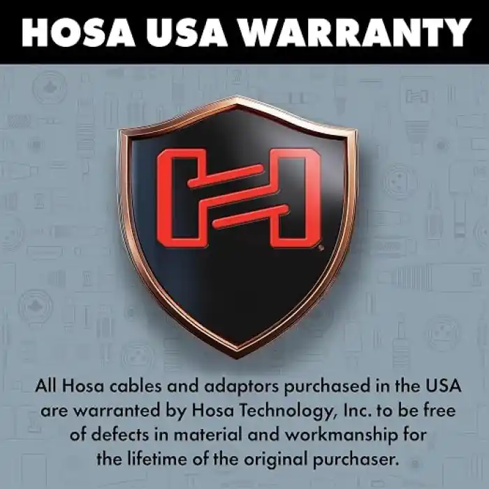 Hosa 1/4 inç TRS (M) - 1/4 inç TRS (M) Balanslı Kablo 1.5 m (CSS-105)