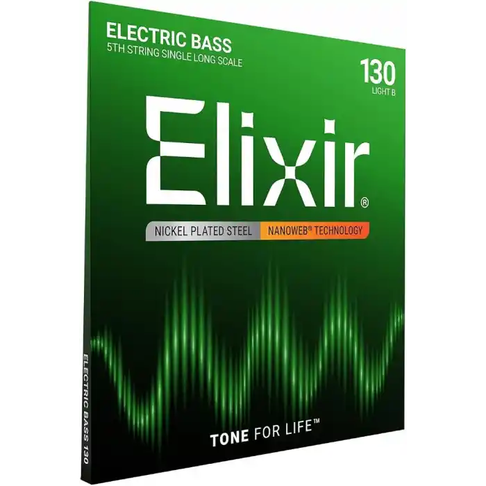 Elixir 15430 Nanoweb Light Tek Bas Gitar Teli (130)