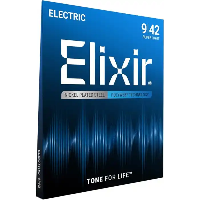 Elixir 09-42 Polyweb Super Light Elektro Gitar Teli 12000