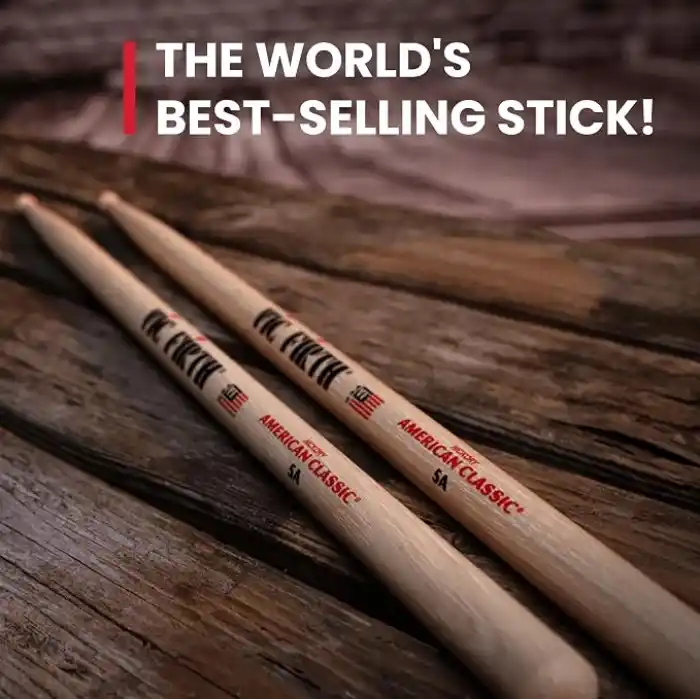Vic firth Baget (Çift) 5A Wood, Hıckory, 0.565X16, Medıum