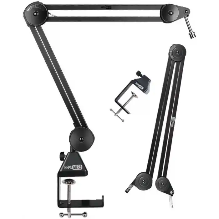 Hepa Merz N-PRO33 Yüksek Kaliteli Stüdyo Tipi Masa Mikrofon Standı Sehpası (33x33 cm)