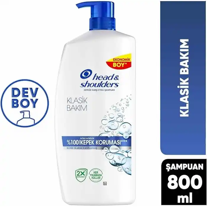 Head & Shoulders Klasik Bakım Kepeğe Karşı Etkili Şampuan 800ml