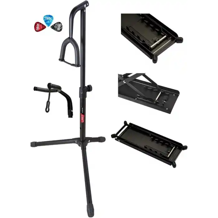 LASTVOİCE Gtr-01PD Enstrüman Gitar Standı Sehpası + Ayaklık + Pena