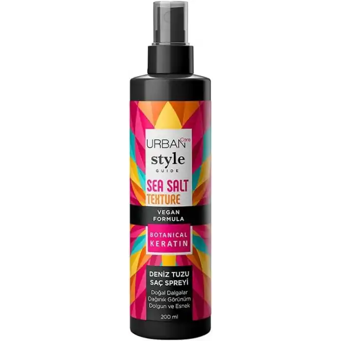 URBAN Care Style Guide Deniz Tuzu Etkili Doğal Dalga Sağlayan Saç Spreyi 200 ml- Vegan