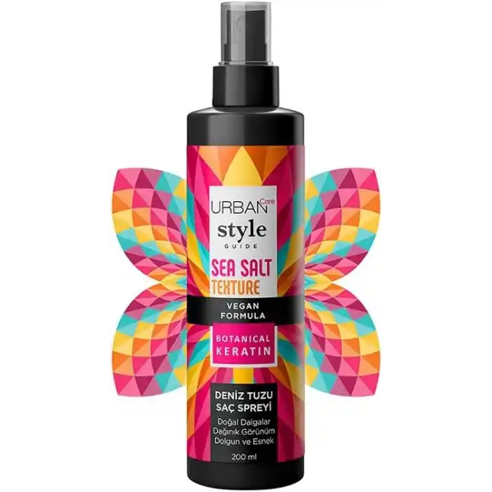 URBAN Care Style Guide Deniz Tuzu Etkili Doğal Dalga Sağlayan Saç Spreyi 200 ml- Vegan