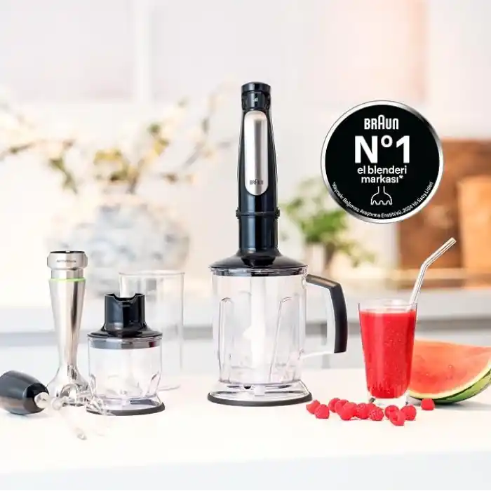 Braun MultiQuick MQ 700 Soup Multiquick 7 el mikseri (1000 Watt) siyah