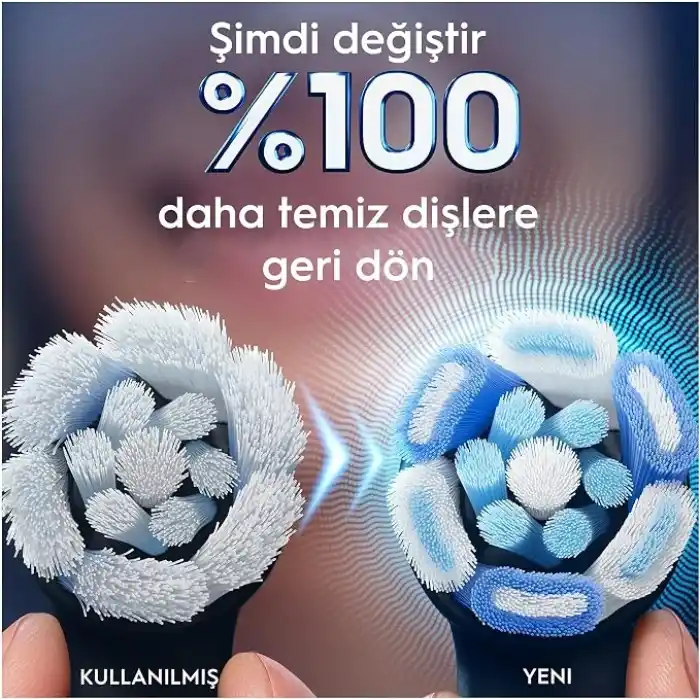 Oral-B iO Ultimate Clean Siyah Diş Fırçası Yedek Başlığı 4 Adet
