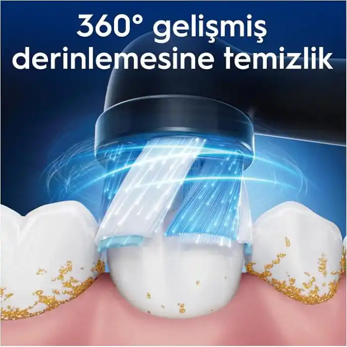 Oral-B iO Ultimate Clean Siyah Diş Fırçası Yedek Başlığı 4 Adet