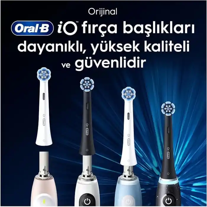 Oral-B iO Ultimate Clean Siyah Diş Fırçası Yedek Başlığı 4 Adet