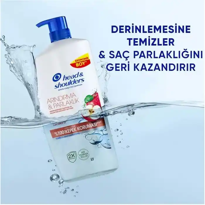Head & Shoulders Arındırma ve Parlaklık Kepeğe Karşı Etkili Şampuan 800ml