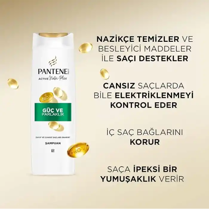 PANTENE Güç ve Parlaklık Şampuan 800 ml