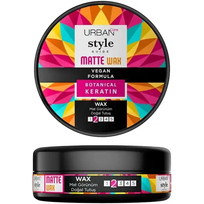 URBAN Care Style Guide Doğal ve Mat Görünüm Sağlayan Esnek Tutuşlu Wax 100 ml- Vegan