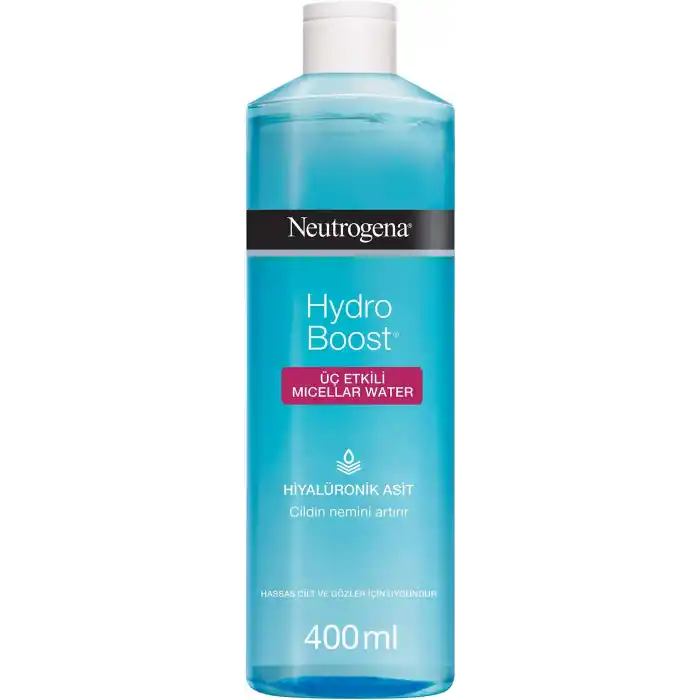 Neutrogena Hydro Boost Üç Etkili Micellar Water, 400 ml, Hiyalüronik Asit