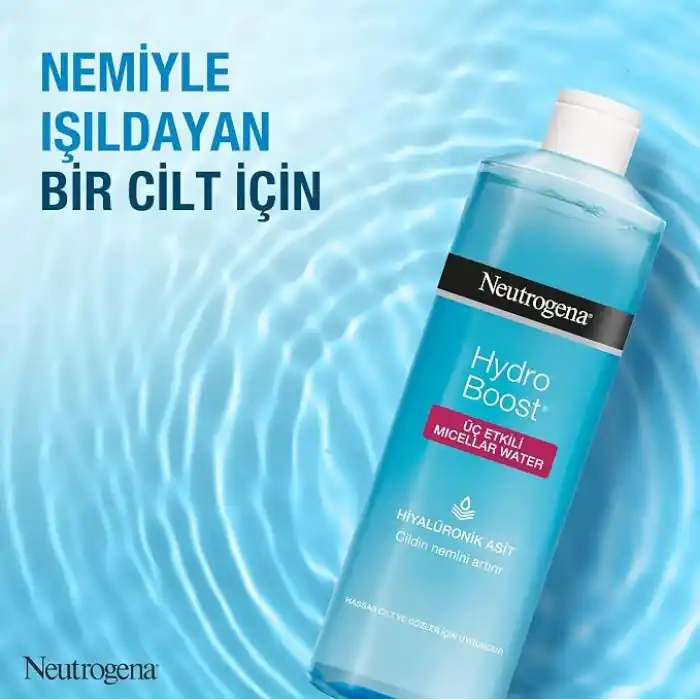 Neutrogena Hydro Boost Üç Etkili Micellar Water, 400 ml, Hiyalüronik Asit