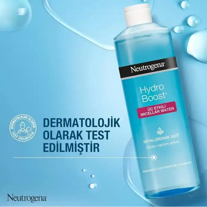 Neutrogena Hydro Boost Üç Etkili Micellar Water, 400 ml, Hiyalüronik Asit