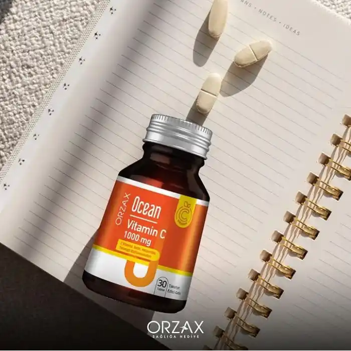 Ocean C Vitamini 1000 mg + Bioflavonoidler Antioksidan içeren Takviye Edici Gıda (1 x 30 tablet)
