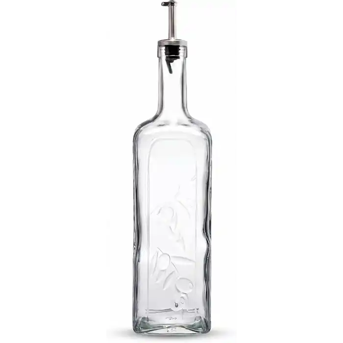 Paşabahçe Paşabahçe Homemade Metal Tıpalı Yağlık & Sirkelik, Şeffaf, 1 Litre
