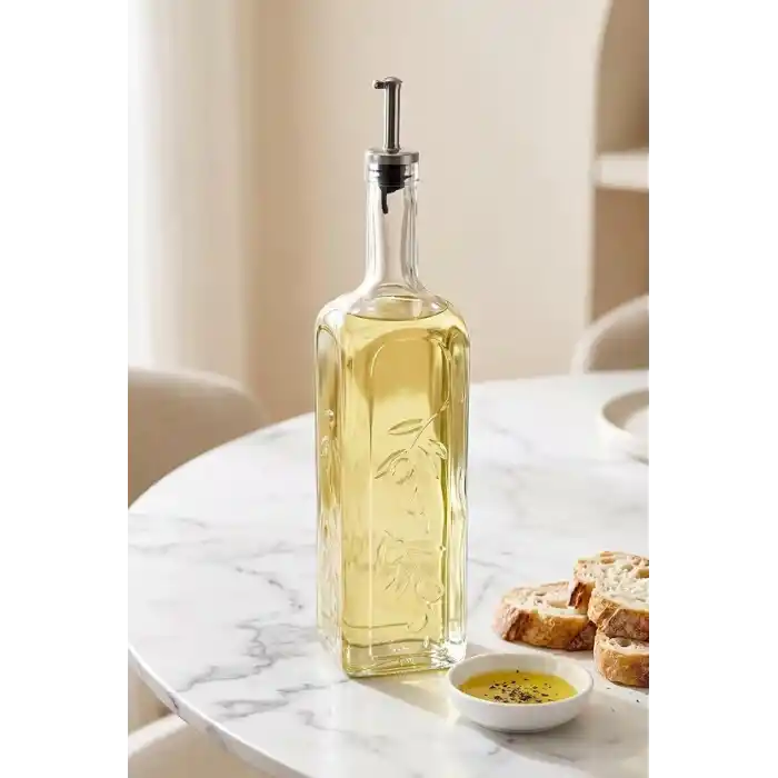 Paşabahçe Paşabahçe Homemade Metal Tıpalı Yağlık & Sirkelik, Şeffaf, 1 Litre