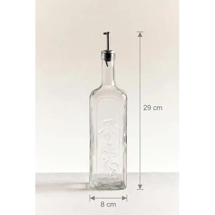 Paşabahçe Paşabahçe Homemade Metal Tıpalı Yağlık & Sirkelik, Şeffaf, 1 Litre