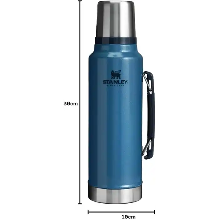 STANLEY Classic Legendary Vakumlu Termos 1.4 Litre - Hammertone Lake | Paslanmaz Çelik