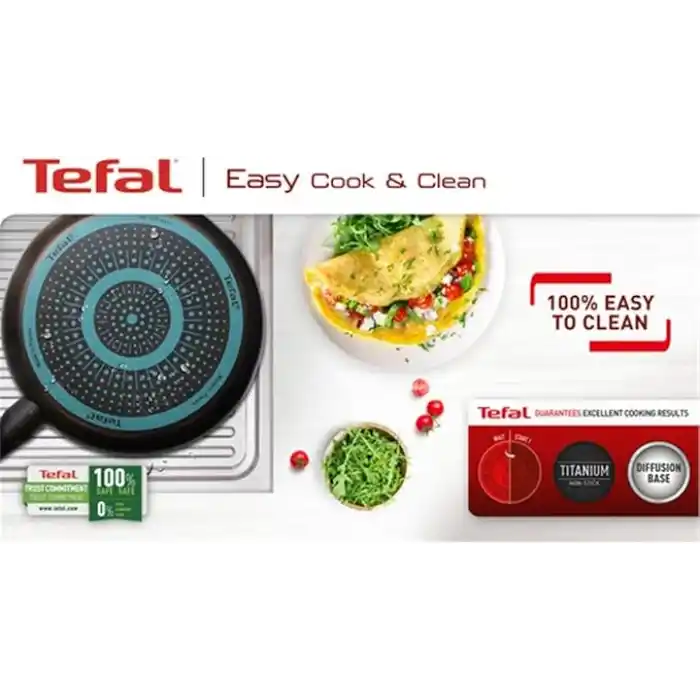 Tefal Titanyum 1X SimpleCook 12 Cm Difüzyon Tabanlı Sos Tava - 2100118534