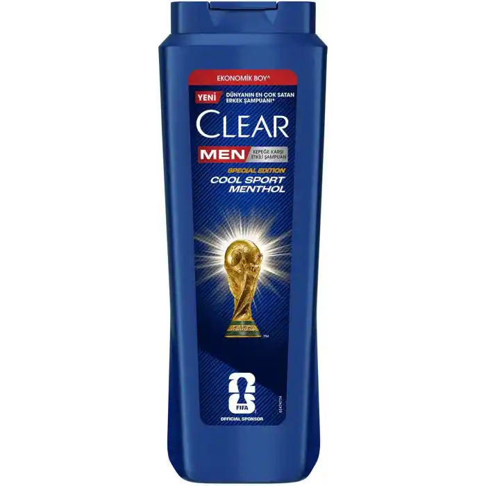 Clear Men Erkek Şampuan Cool Sport Menthol Kepeğe Karşı Etkili 600 ml