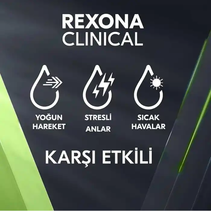 Rexona Clinical Protection Erkek Stick Deodorant Active Fresh Ter Kokusuna Karşı Koruma 45 ML