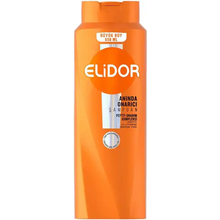 Elidor Saç Bakım Şampuanı, Anında Onarıcı, 650 ml