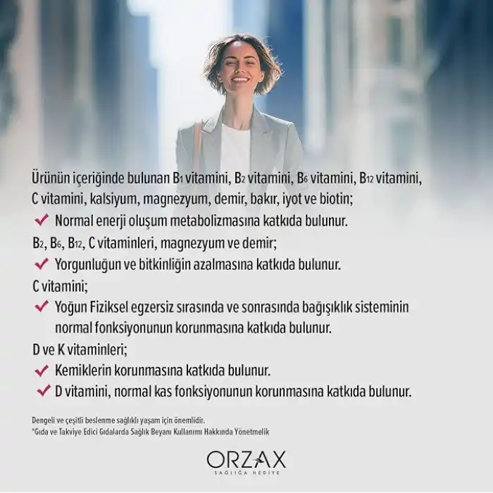Ocean Daily One Energy Multivitamin & Multimineral 30 Tablet Takviye Edici Gıda