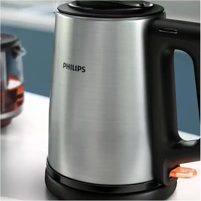 Otomatik Sıcak Tutma, 0.9L Cam Demlik, 1900W Güç, Paslanmaz Çelik Demlik, 1.8L Geniş Kapasiteli Dayanıklı Inox Taban (HD7350/00)