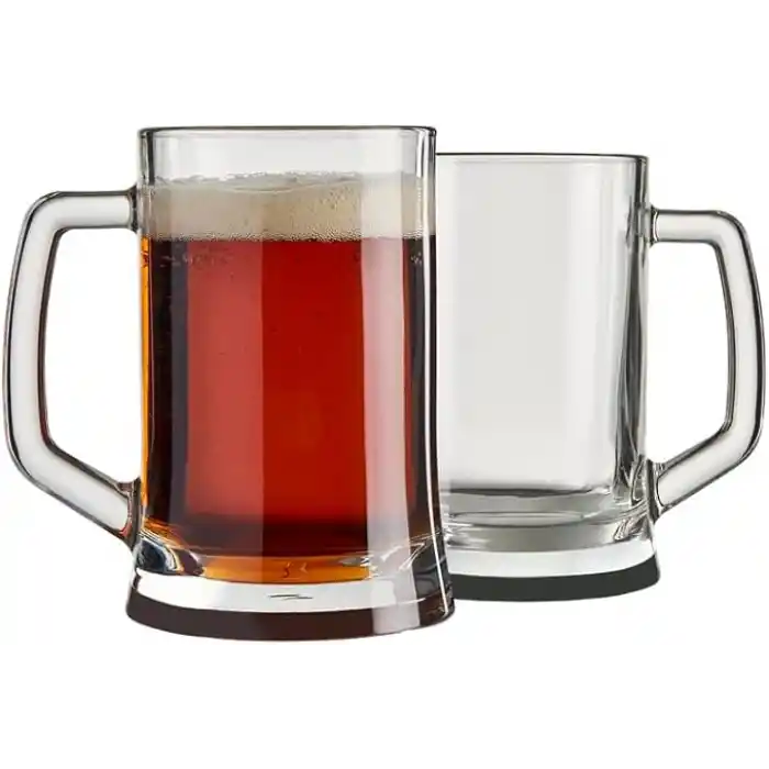 PAŞABAHÇE Pub Kulplu Bira Bardağı, 660 ml, 2 Parça