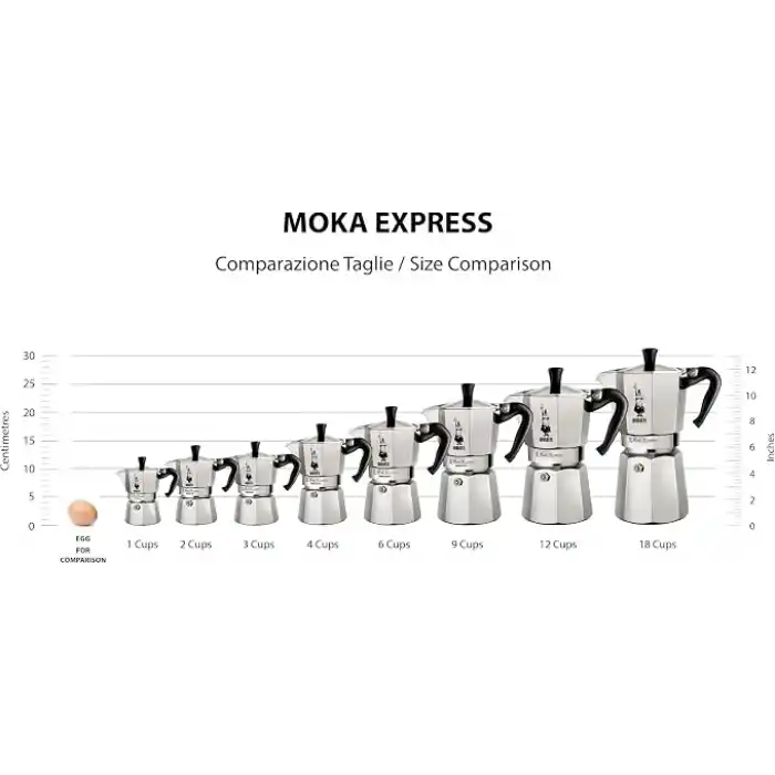 Bialetti 4942 Moka Express Kahve Pişirici, 3 Bardak, Kırmızı