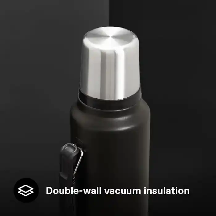 STANLEY Classic Legendary Vakumlu Termos 1.4 Litre - Siyah 2.0 | Paslanmaz Çelik