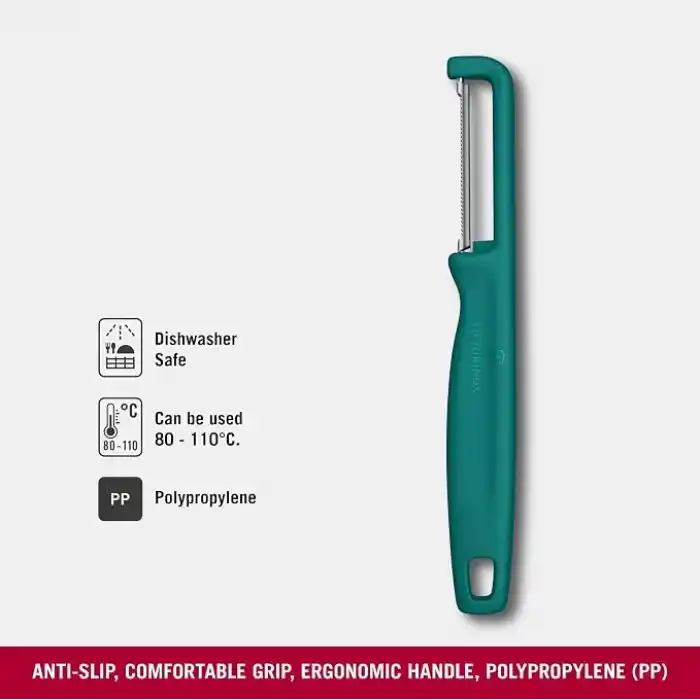 Victorinox 6.0943.4 IOTA Tırtıklı Kenar Çift Taraf Yeşil Soyacak