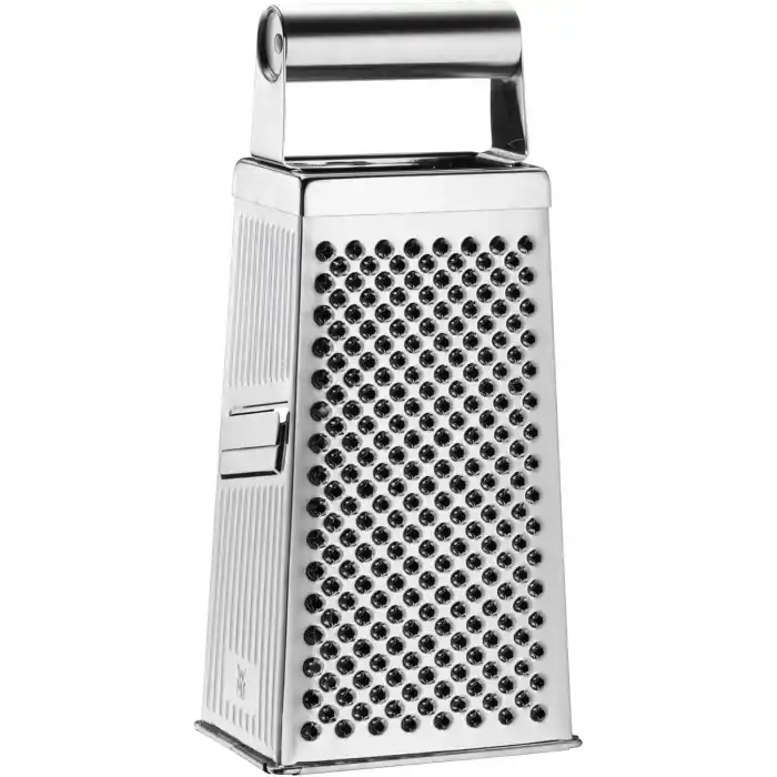 WMF Gourmet 4 Yüzeyli Rende, 8 x 24 cm, Paslanmaz Çelik, Cromargan® Yüksek Kaliteli Paslanmaz Çelik, Patates ve Sebze Rendesi, Bulaşık Makinesinde Yıkanabilir
