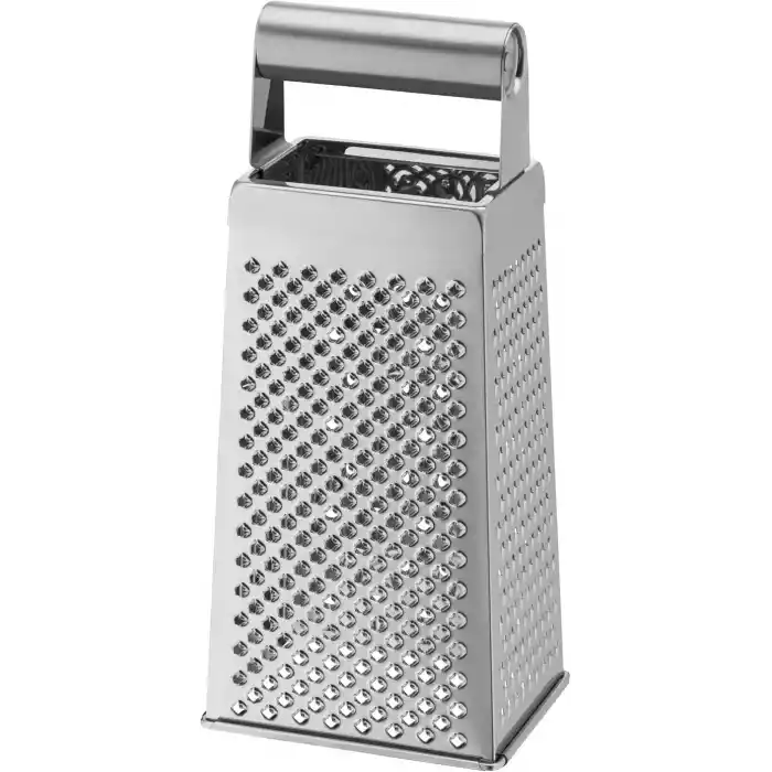 WMF Gourmet 4 Yüzeyli Rende, 8 x 24 cm, Paslanmaz Çelik, Cromargan® Yüksek Kaliteli Paslanmaz Çelik, Patates ve Sebze Rendesi, Bulaşık Makinesinde Yıkanabilir