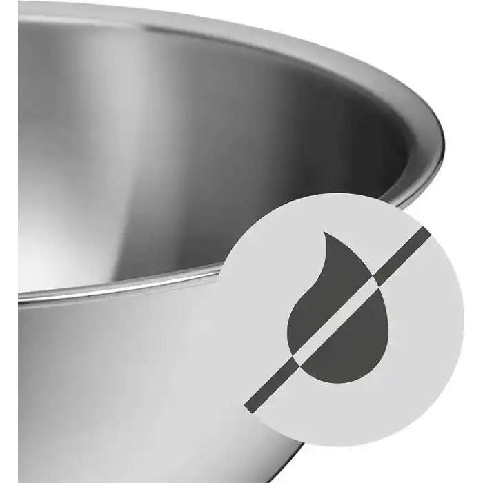 WMF Gourmet 4 Parça Paslanmaz Çelik Karıştırma Kabı Seti, 0,75 L - 2,75 L, Karıştırma Kabı, Salata Kasesi, Servis Kasesi, Cromargan®, Üst Üste Saklanabilir