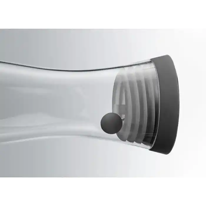 WMF Basic Cam Sürahi, 1,5 L, Silikon Kapaklı, Akıllı Kapak Teknolojisi Cromargan® Paslanmaz Çelik Kapak, Buz ve Meyve Tutucu Süzgeçli
