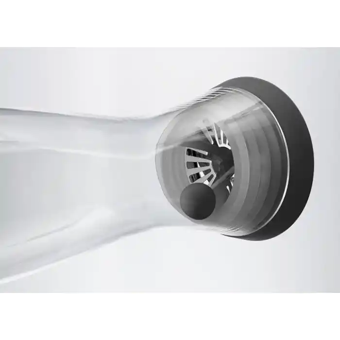 WMF Basic Cam Sürahi, 1,5 L, Silikon Kapaklı, Akıllı Kapak Teknolojisi Cromargan® Paslanmaz Çelik Kapak, Buz ve Meyve Tutucu Süzgeçli
