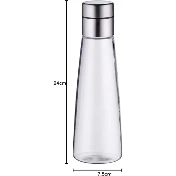 WMF De Luxe Yağ ve Sirke Şişesi, 500 ml, Yağ ve Sirke Dökme Şişesi, Cam Gövde, Cromargan® Yüksek Kaliteli Parlak Paslanmaz Çelik, Bulaşık Makinesinde Yıkanabilir