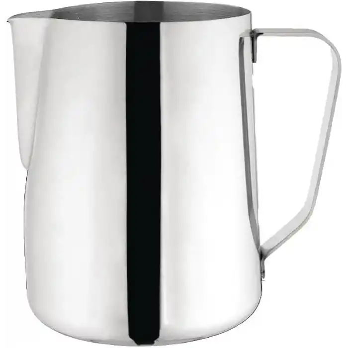 Epinox Paslanmaz Çelik Süt Potu - Kahve Potu - Pitcher Sütlük - Süt Köpürtücü - Köpürtme Kabı - 1000 ml