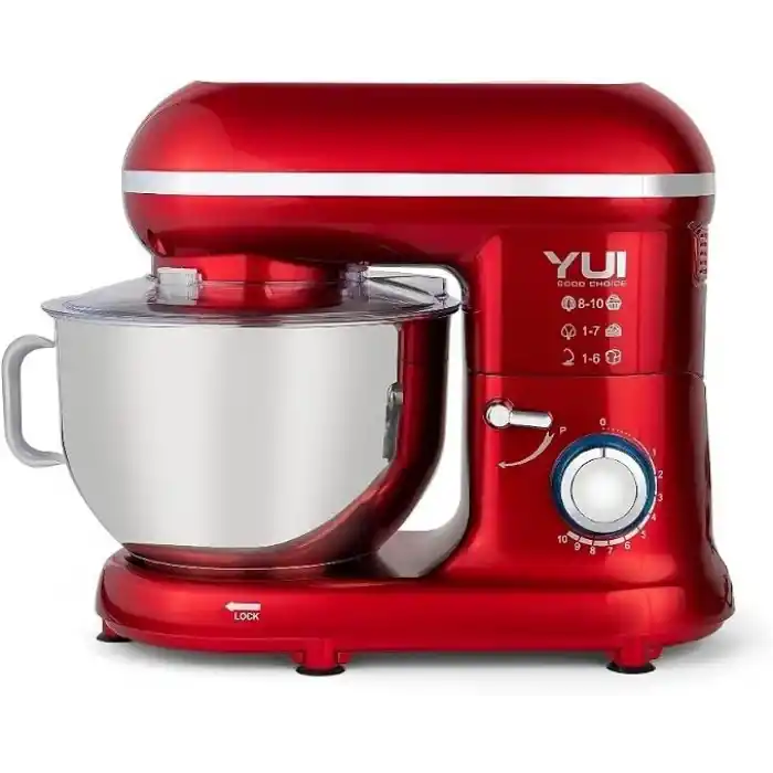 YUI M-108 Easy Chef 1300 W Stand Mikser Kırmızı