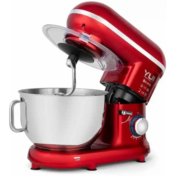 YUI M-108 Easy Chef 1300 W Stand Mikser Kırmızı