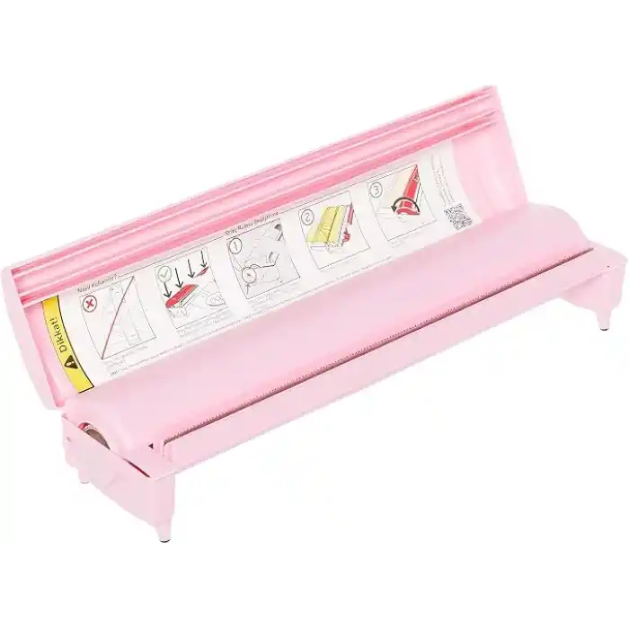 Cook Bas&Kes Streç Film Kesme Aparatı, 30 cm x 30 m, Pembe